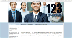 Desktop Screenshot of 123-assurances.com